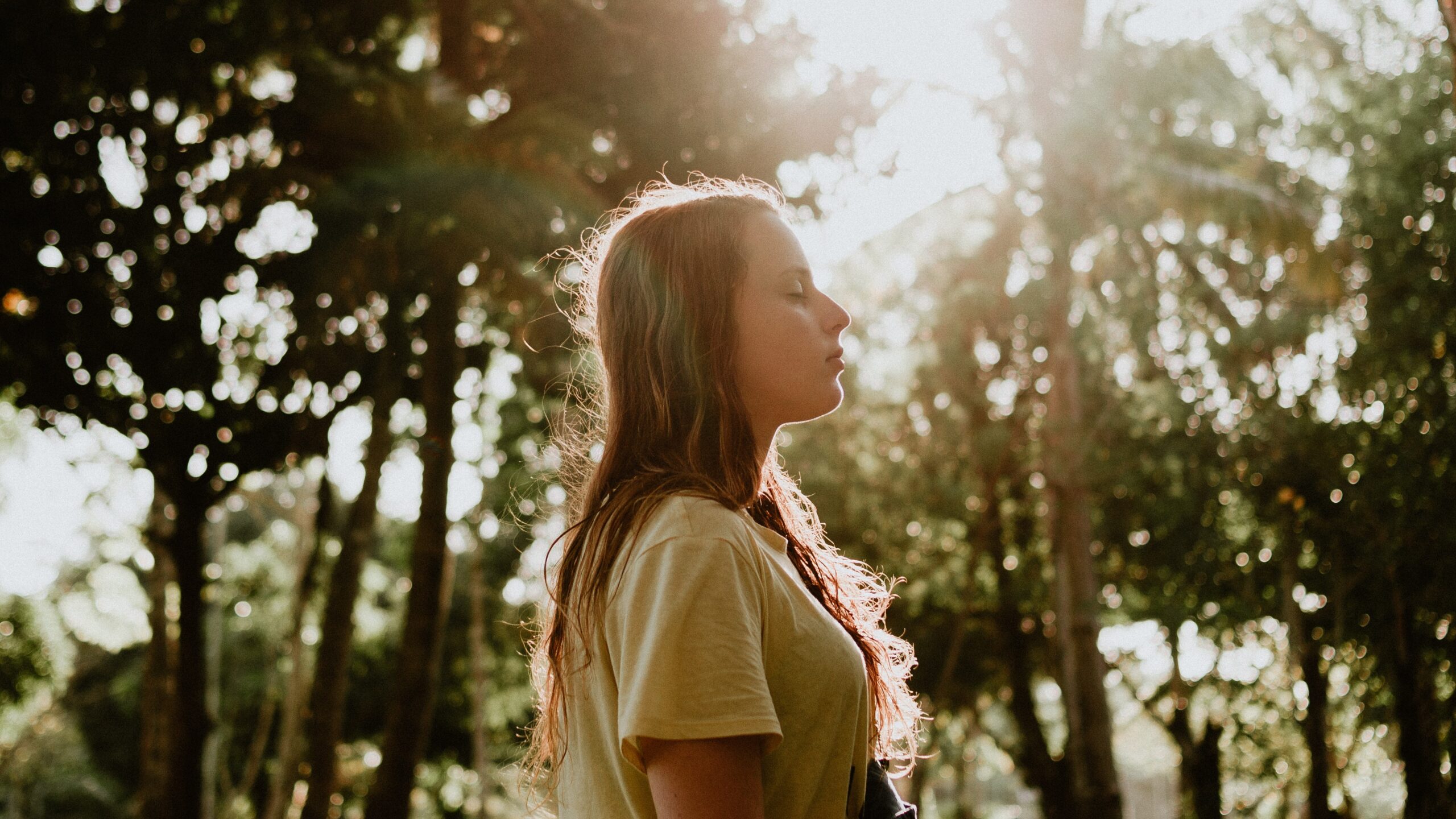 A woman beginning her gluten free life.