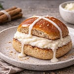 cinnamon scroll hot cross bun