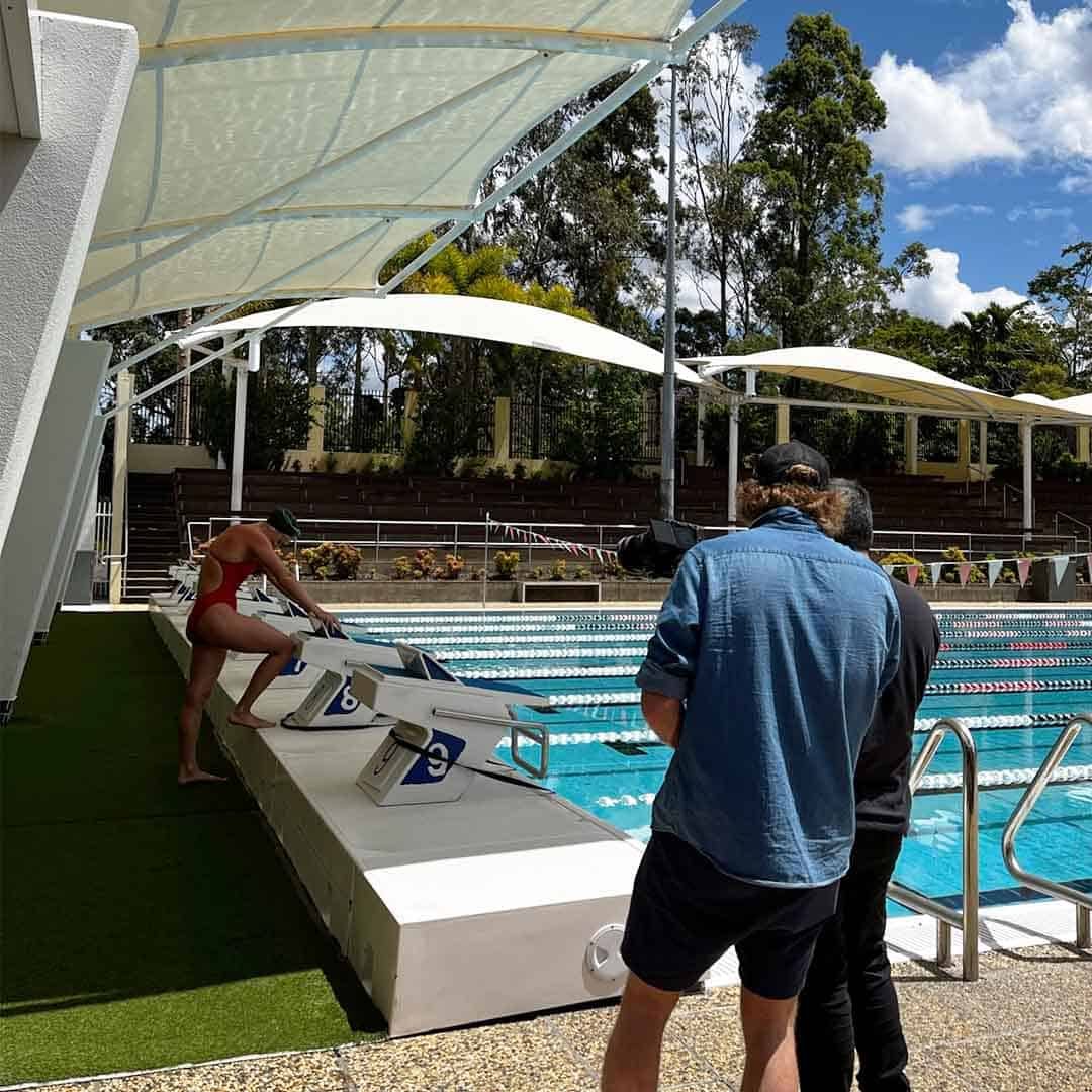 Ariarne Titmus BTS - Sqaure